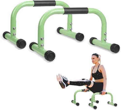 AmazeFan Barras de Paralelas, Barras para Flexiones Entrenamiento de Fuerza para Paradas de Manos, Plancha Completa y Fondos, Calistenia,