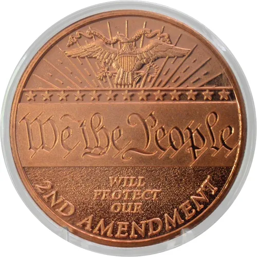 Miniatura 13 de Moneda Don't Tread On Me, Dame Libertad O Dame La Muerte Serpiente De Gadsden, 1 oz De Cobre Puro.999 Redondo Moneda Conmemorativa De Desafío En