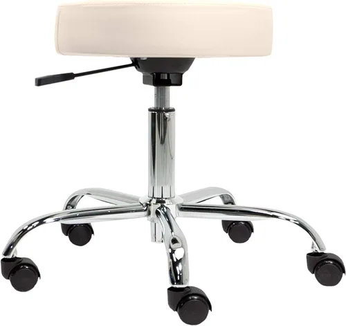 Miniatura 9 de EARTHLITE Taburete de dibujo de salón de masaje neumático, sin fugas (frente a hidráulico), ajustable, rodante, sin CFC / silla facial de spa médico