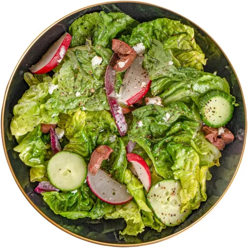 Miniatura 11 de Restaurantware -Moderna - Cuencos de plástico de 6 onzas, 20 cuencos de ensalada desechables duraderos - Con borde dorado, resistente, cuenco
