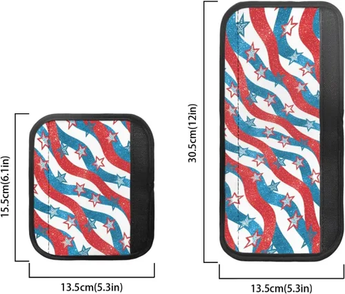 Miniatura 2 de America250 - Juego de 8 fundas antideslizantes para manijas de puerta de refrigerador, 4 de julio de 2026, protectores para nevera, horno, mantener