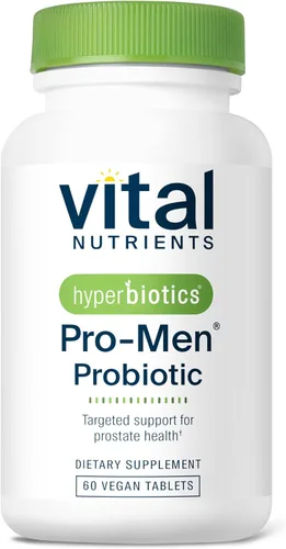 Hyperbiotics Probióticos Vital Nutrients Pro Men | Probióticos veganos avanzados para hombres | Clínicamente estudiados para la salud de la