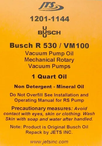 Miniatura 3 de Aceite para Bomba Busch 1 Quart Bombas de Vacío Busch R-530 VM100