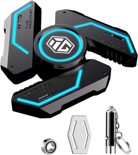 Fidget Spinners, Juguete Fidget Spinners, Juguete para Aliviar el Estrés, Ansiedad y TDAH, Regalos Spinner para Adultos y Niños, Juguete de Metal
