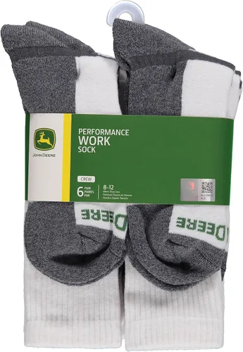 Miniatura 6 de John Deere 6 pares de calcetines de trabajo para hombre talla 8-12