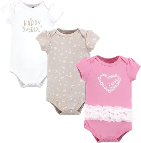 Miniatura 242 de Hudson Baby baby-girls Cotton Bodysuits 3-pack