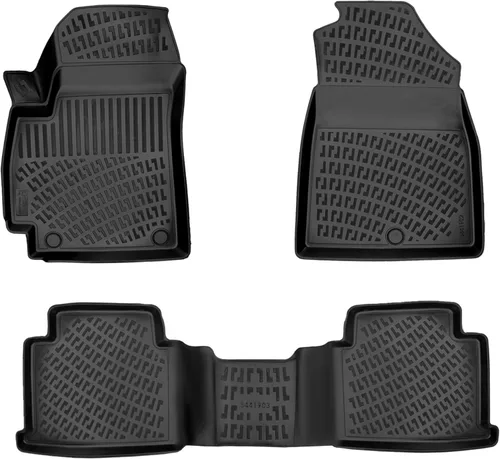 Miniatura 7 de RizLiner Kia Sorento 2003-2009 Floor Mats 3D Custom Fit Compatible with Kia Rubber Car Mats Laser Measured Floor Liners All Weather Heavy Duty