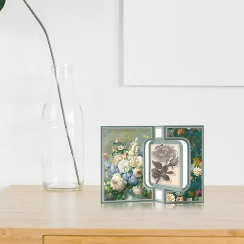 Miniatura 3 de Troqueles de corte en forma de tarjeta 3D para hacer tarjetas, forma rectangular, mariposa, troqueles, hola, gracias, palabras, estampado