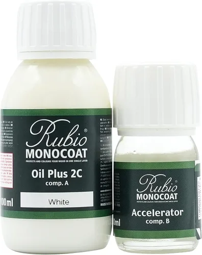 Miniatura 26 de Rubio Monocoat Tinte y acabado para madera de 650 pies cuadrados - Niebla Oil Plus 2C Aceite de linaza de secado rápido, ecológico