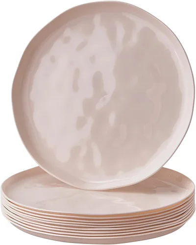 Miniatura 26 de Mini cuencos de postre Platos de postre ovalados Colección Lava Niebla rosa 6 piezas
