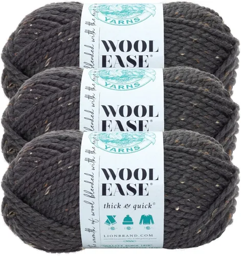 Miniatura 38 de Lion Brand Yarn - Ovillo de lana Wool-Ease Thick & Quick color fuerza aérea