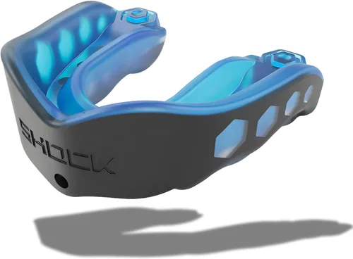 Miniatura 29 de Shock Doctor Gel Max - Protector bucal, protección resistente y ajuste personalizado, juvenil, frambuesa azul