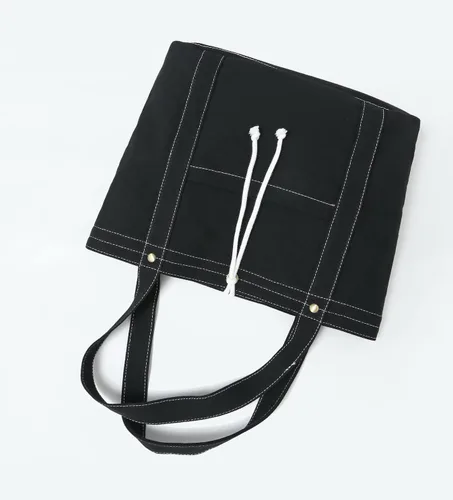 Miniatura 8 de Jeelow Bolso de mano de lona, bolso de hombro, bolsos cruzados, bolsillos dobles para hombres y mujeres