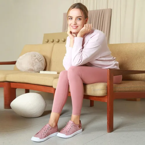 Miniatura 32 de JENN ARDOR - Tenis de lona para mujer, mocasines de meter, moda estilo casual 2022, punta redonda, suaves, cómodos, zapatos planos para caminar