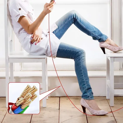 Miniatura 7 de Cable de carga para iPhone de 3 pies para [certificado MFi de Apple], (paquete de 2) cable Lightning CyvenSmart de 3 pies, cable de carga rápida