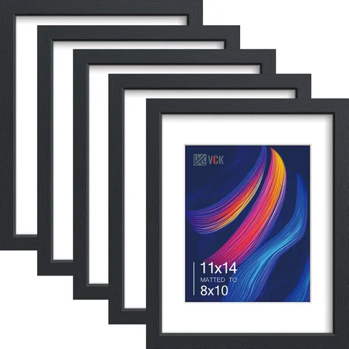 Miniatura 87 de VCK Portarretratos A1 color negro, paquete de 2 unidades, marco de madera de alta gama de 22.375 x 34 pulgadas con plexiglás, muestra A2