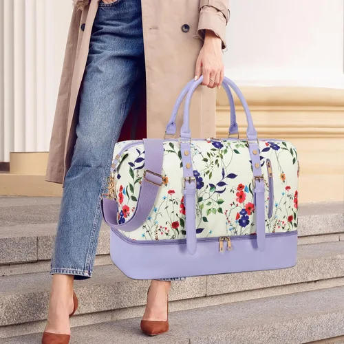Miniatura 8 de Weekender Overnight - Bolsa de viaje de gran tamaño para hombres y mujeres