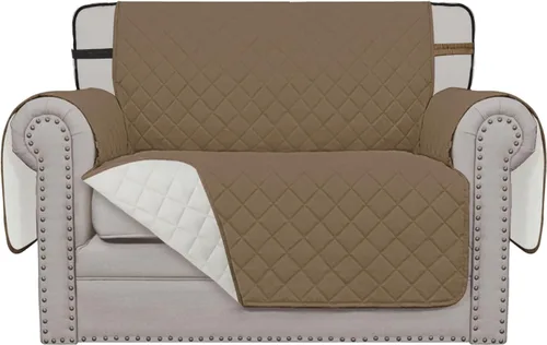 Miniatura 302 de Easy-Going - Funda para sofá, futón y sillón sin reposabrazos, reversible, resistente al agua, para mascotas y niños (azul oscuro/azul claro)