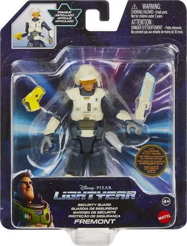 Miniatura 8 de Mattel Figura de acción Fremont de guardia de seguridad Lightyear de Disney y Pixar, articulación de 12 puntos y accesorios de película, escala de 5