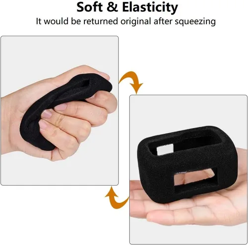 Miniatura 3 de Taisioner Windslayer - Funda para GoPro Hero 8, carcasa negra, accesorio de reducción de ruido