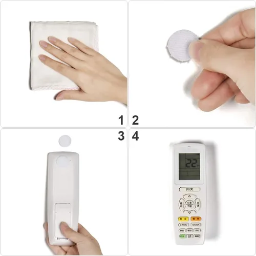 Miniatura 5 de Puntos autoadhesivos, 1000 piezas (juego de 500 pares) 0.78 pulgadas / 20 mm de diámetro, puntos de gancho y bucle, 20 mm de nailon adhesivo