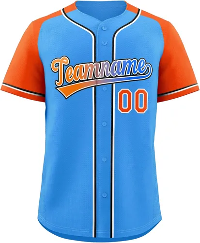 Miniatura 21 de Camisetas de béisbol personalizadas con botones de manga corta, número de nombre cosido personalizado / impreso para adultos y jóvenes