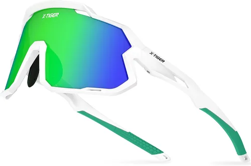 Miniatura 12 de X-TIGER Gafas de sol polarizadas para niños y niñas, lentes de sol de béisbol polarizadas para niños de 8 a 14 años, UV400, gafas de ciclismo