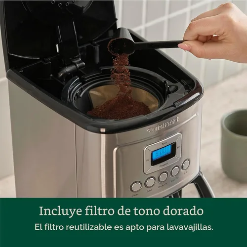 Miniatura 8 de Cuisinart - Cafetera programable de 12 tazas con jarra térmica DCC-3400P1, acero inoxidable