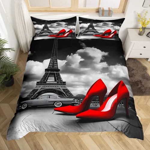 Miniatura 45 de Feelyou Love Gymnastics - Juego de ropa de cama de gimnasia para niñas y niños, ejercicios de suelo, ballet, funda de edredón decorativa de Multi 902