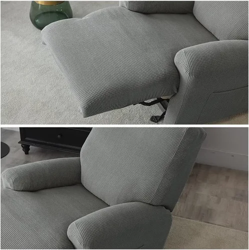 Miniatura 5 de Konsilsa Fundas para sofá reclinable de 1/2/3/4 plazas, funda elástica para sillones reclinables, funda para sillón reclinable, funda Tela 1-22