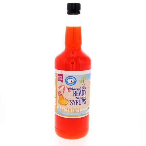 Miniatura 85 de Hypothermias Wild Cherry - Jarabe de sabores de cono de nieve hawaiano listo para usar (128 onzas líquidas), hielo afeitado, 100% azúcar de caña pura