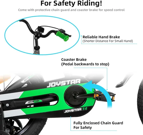Miniatura 3 de JOYSTAR New Berry - Bicicleta infantil para niños y niñas de 3 a 12 años, bicicletas para niños de 12, 14, 16 pulgadas, con ruedas de entrenamiento