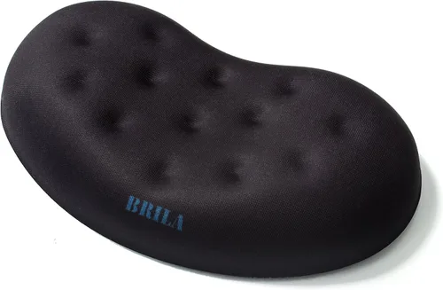 BRILA Almohadilla de Soporte Ergonómica de Espuma Viscoelástica para Reposamuñecas de Ratón para Computadora, Laptop, Trabajo de Oficina, Juegos de