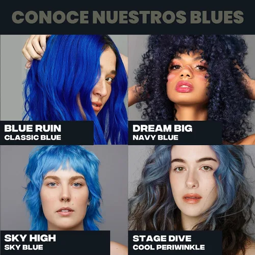 Miniatura 6 de Good Dye Young - Tinte semipermanente para el cabello, vegano y libre de crueldad, color azul, dura hasta 24 lavados, coloración capilar