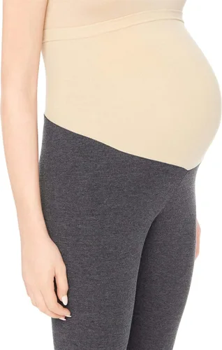Miniatura 3 de Motherhood Maternity - Leggings elásticos esenciales para mujer, ajuste secreto sobre el vientre, longitud completa y cortos XS-3X, paquetes de 1 y 2
