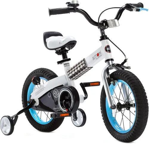 Miniatura 10 de Royalbaby Bicicleta Cubetube para niños de 3 a 9 años, bicicleta para niños pequeños de 12, 14, 16, 18 y 20 pulgadas, con ruedas de entrenamiento