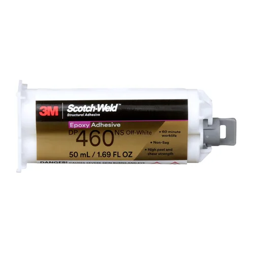 Miniatura 5 de 3M adhesivo epoxi Scotch-Weld DP460, blanco, 1.25 onzas líquidas (paquete de 1)