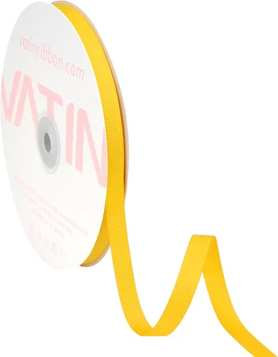 Miniatura 24 de Vatin - Rollo de cinta de grogrén, rollos de 25-50 yardas, perfecto para decoración de bodas, coronas, baby showers, envolturas de paquete de regalo
