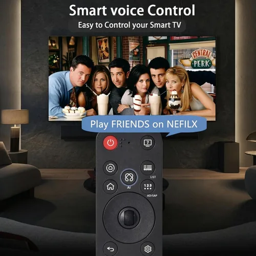 Miniatura 5 de Magic Remote para LG Smart TV, para todos los televisores 2019 a 2025, reemplazo universal AI Voice y control de puntero, 2 años de garantía