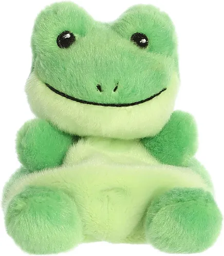 Aurora® Adorable Palm Pals™ Ribbits Frog™ - Divertido peluche coleccionable para coleccionistas de niños y adultos, perfecto para decorar