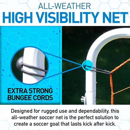 Miniatura 5 de Franklin Sports Soccer Rebounder - Tournament Steel Soccer Rebounding Net - Perfect for Backyard Soccer Practice and Soccer Training 12 x 6 & 6 x 4