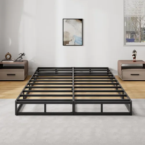 Miniatura 7 de Snaye - Base de cama de resorte de 7 pulgadas tamaño queen, base de colchón de metal para resorte queen de 3000 libras, fácil montaje sin 7 pulgadas