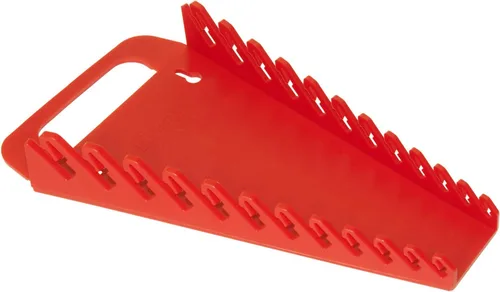 Ernst Manufacturing 5015 Organizador de Llaves Gripper con Diseño Ergonómico, Capacidad para 12 Llaves, Rojo