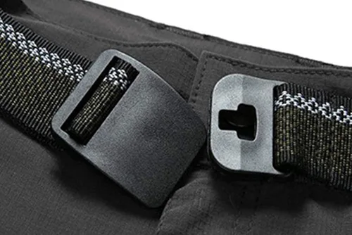 Miniatura 4 de TBMPOY Pantalones de senderismo y montaña, ligeros, impermeables, con cinturón, secado rápido, para hombres