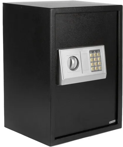 Miniatura 8 de Ochine Caja fuerte de seguridad de acero y caja de seguridad, caja de dinero negra, caja fuerte de acero con teclado digital, caja fuerte de Pequeño