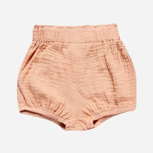 Miniatura 2 de Conjunto de 3 piezas de pantalones cortos para recién nacidos, para bebés, niñas y niños, mezcla de lino y algodón, lindos pantalones cortos
