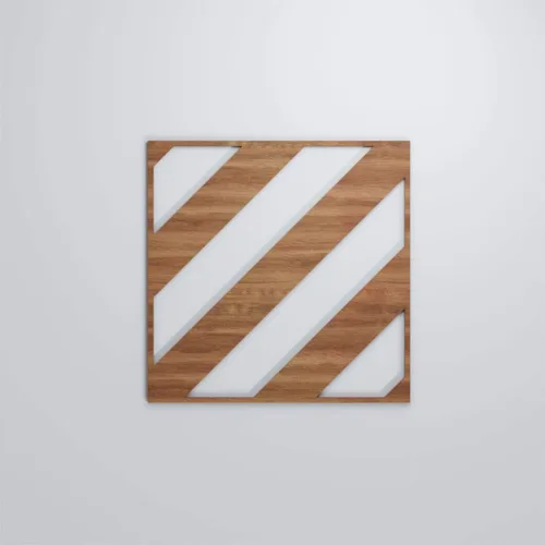 Miniatura 5 de Ekena Millwork WALW24X24X0375STRWA Strymon Paneles de pared decorativos de 3/8 pulgadas en T, 23 3/8 pulgadas de ancho x 23 3/8 pulgadas de alto