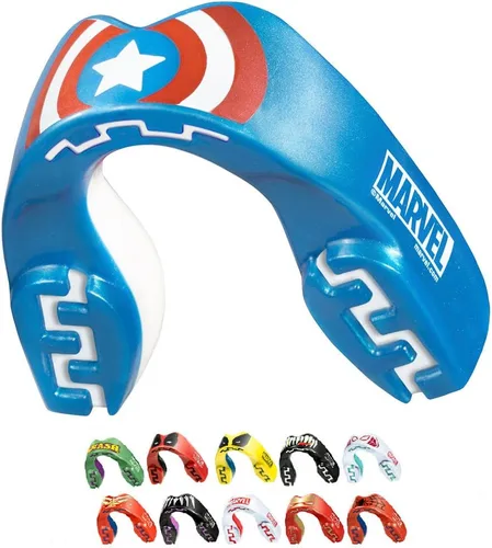 Miniatura 20 de Marvel Sport Mouth Guard, Dual Layer Mouthguard for Adults & Youth with Case (Beast, Junior (up to 11 Years))