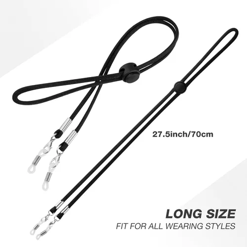 Miniatura 6 de DUGRAFT Correa para lentes – Soporte para gafas alrededor del cuello, correa de gafas de sol para deportes, hombres y mujeres