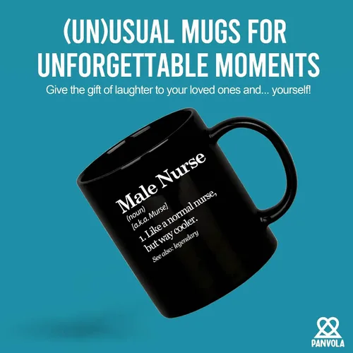 Miniatura 2 de Taza con definición de enfermera masculina Murse Like A Normal Nurse But Way Cooler Enfermera Regalos para novio, marido, hermano, papá, de novia